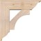 Ekena Millwork Westlake Traditional Smooth Bracket w/ Offset Brace, Douglas Fir, 7 1/2"W x 24"D x 24"H BKT0806X24X24WTL01SDF - alternate 3
